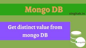 Read more about the article Get distinct value from mongo DB